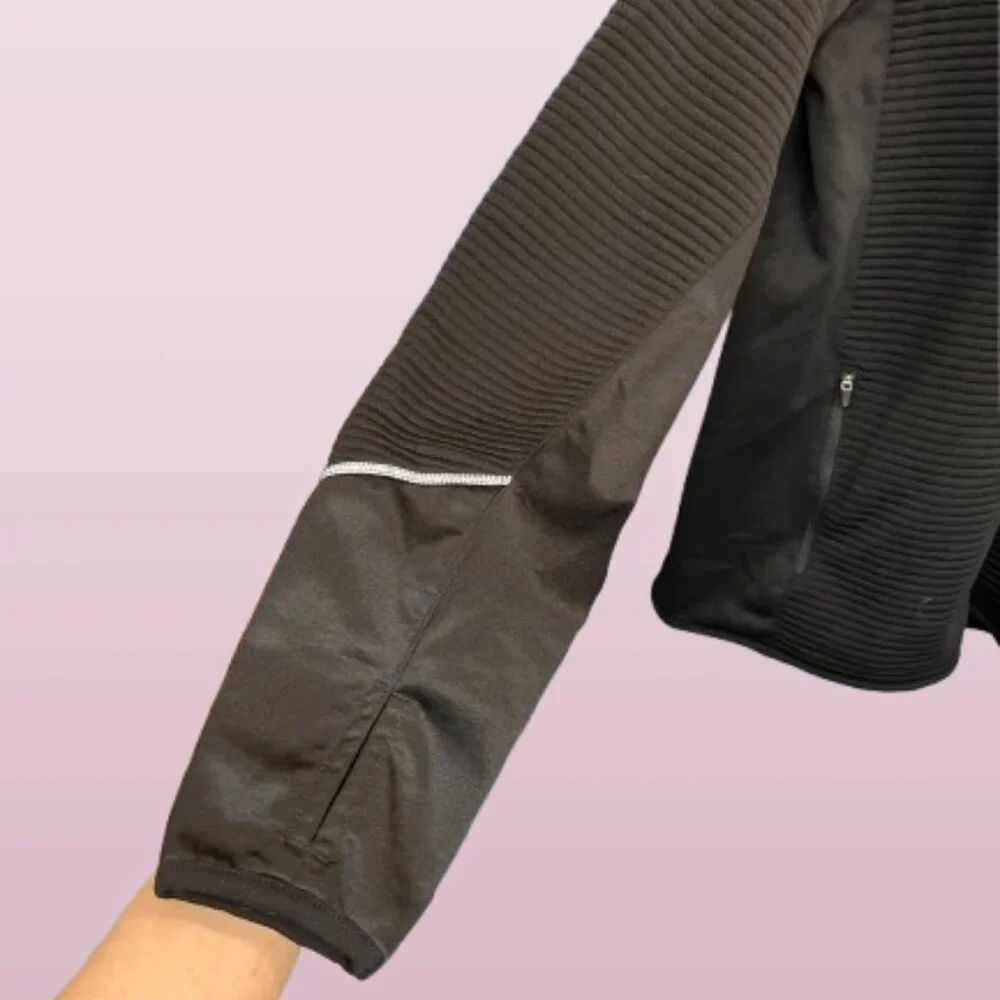 🖤 Old Navy Active Black Athletic Full-Zip Jacket Size L - Picture 3 of 7